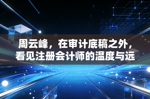 周云峰，在审计底稿之外，看见注册会计师的温度与远方