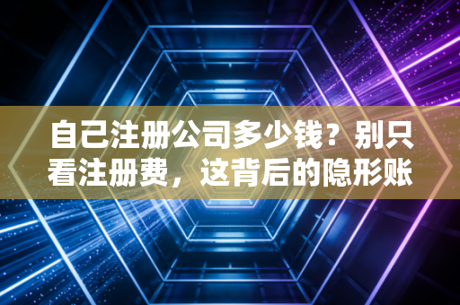 自己注册公司多少钱？别只看注册费，这背后的隐形账才是大头