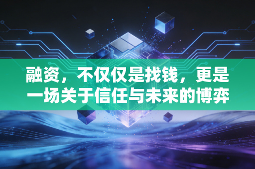 融资，不仅仅是找钱，更是一场关于信任与未来的博弈