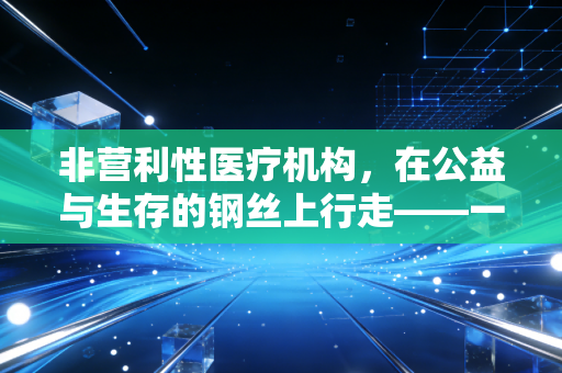 非营利性医疗机构，在公益与生存的钢丝上行走——一名注会眼中的账本与人心