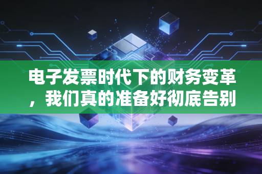 电子发票时代下的财务变革，我们真的准备好彻底告别纸质凭证了吗？
