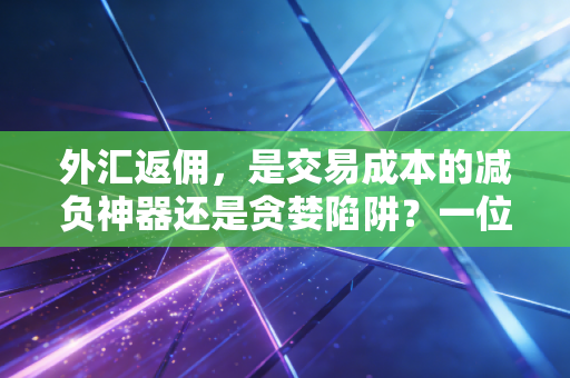 外汇返佣，是交易成本的减负神器还是贪婪陷阱？一位注会从业者的深度复盘