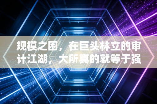规模之困，在巨头林立的审计江湖，大所真的就等于强吗？