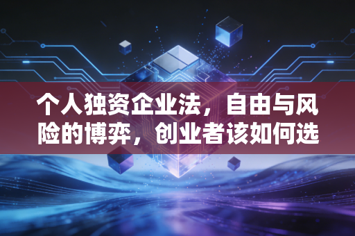个人独资企业法，自由与风险的博弈，创业者该如何选择？