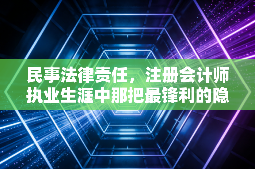 民事法律责任，注册会计师执业生涯中那把最锋利的隐形刀