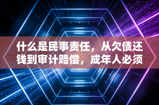 什么是民事责任，从欠债还钱到审计赔偿，成年人必须懂的隐形契约