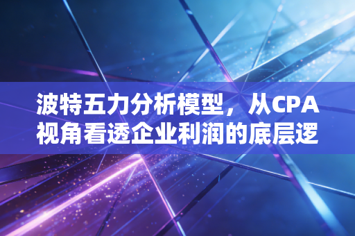 波特五力分析模型，从CPA视角看透企业利润的底层逻辑