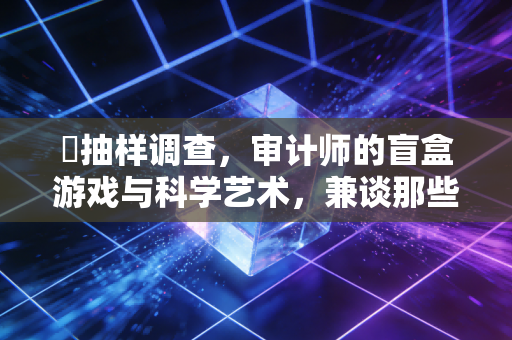 �抽样调查，审计师的盲盒游戏与科学艺术，兼谈那些年我们赌过的凭证