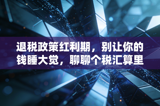 退税政策红利期，别让你的钱睡大觉，聊聊个税汇算里的那些门道与人性