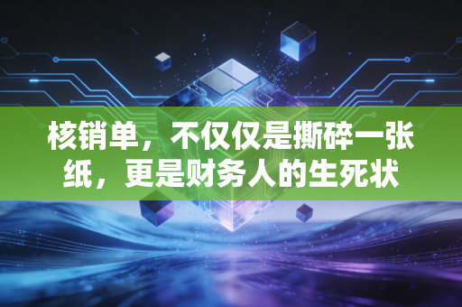 核销单,不仅仅是撕碎一张纸,更是财务人的生死状