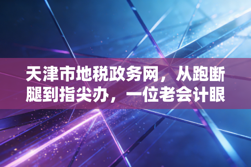 天津市地税政务网,从跑断腿到指尖办,一位老会计眼中的税务变迁史