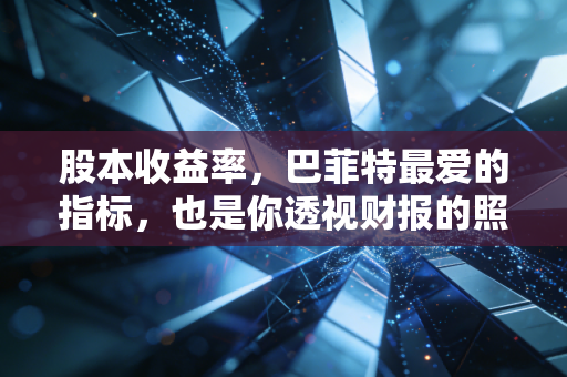 股本收益率，巴菲特最爱的指标，也是你透视财报的照妖镜