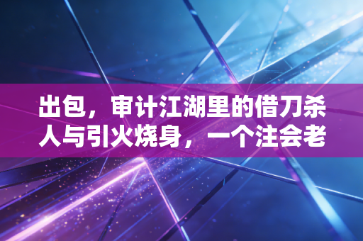出包，审计江湖里的借刀杀人与引火烧身，一个注会老兵的深度复盘