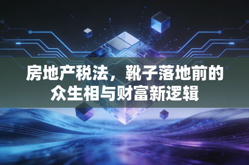 房地产税法,靴子落地前的众生相与财富新逻辑