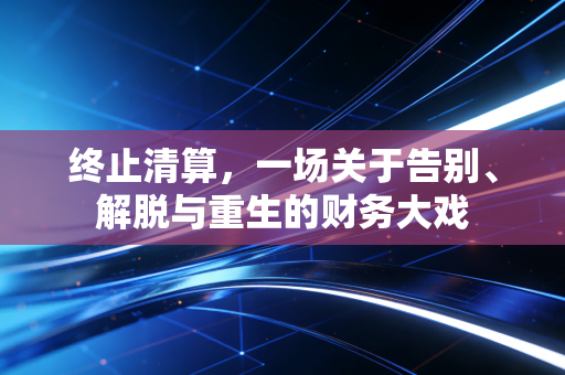 终止清算,一场关于告别、解脱与重生的财务大戏