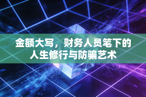 详细阅读:金额大写,财务人员笔下的人生修行与防骗艺术 金额大写,财务人员笔下的人生修行与防骗艺术