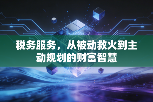 税务服务,从被动救火到主动规划的财富智慧