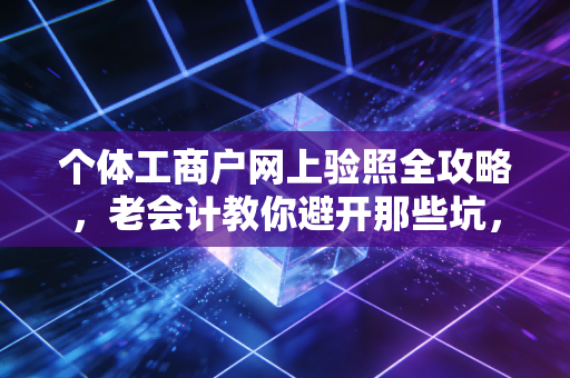 个体工商户网上验照全攻略,老会计教你避开那些坑,别让疏忽毁了你的生意