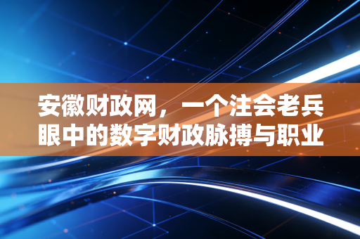 安徽财政网，一个注会老兵眼中的数字财政脉搏与职业指南