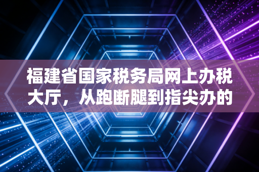 福建省国家税务局网上办税大厅,从跑断腿到指尖办的税务数字化变革与思考