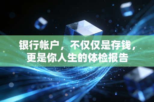 银行帐户，不仅仅是存钱，更是你人生的体检报告