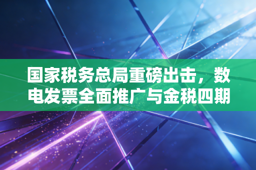 国家税务总局重磅出击,数电发票全面推广与金税四期严监管,正在如何重塑我们的税务生活?