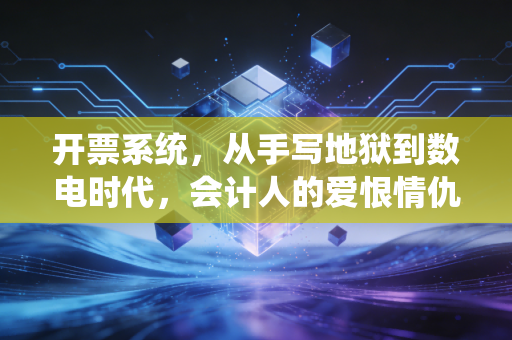 开票系统，从手写地狱到数电时代，会计人的爱恨情仇与数字化生存指南