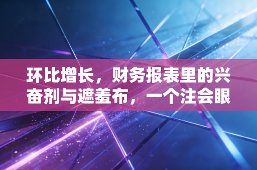 环比增长,财务报表里的兴奋剂与遮羞布,一个注会眼中的数字游戏