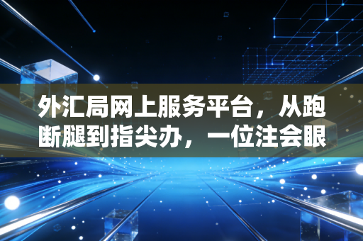 外汇局网上服务平台,从跑断腿到指尖办,一位注会眼中的跨境资金管理变革