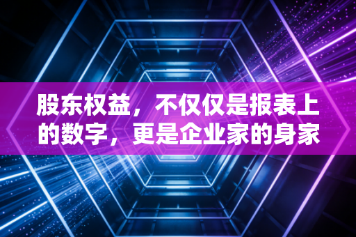 股东权益,不仅仅是报表上的数字,更是企业家的身家性命与投资人的避风港