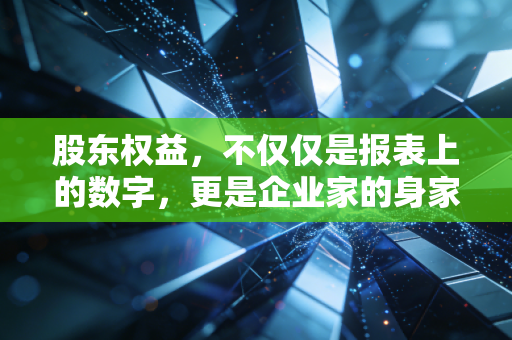 股东权益,不仅仅是报表上的数字,更是企业家的身家性命与投资人的避风港