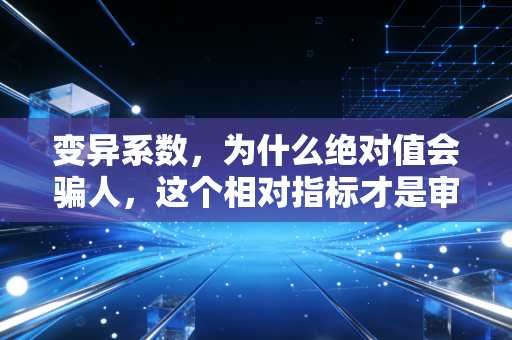 变异系数,为什么绝对值会骗人,这个相对指标才是审计师和投资人的照妖镜