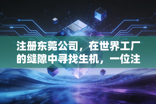 注册东莞公司，在世界工厂的缝隙中寻找生机，一位注会老兵的真心话