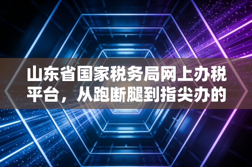 山东省国家税务局网上办税平台,从跑断腿到指尖办的税务进化论