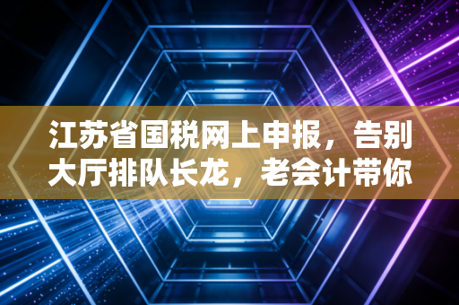 江苏省国税网上申报,告别大厅排队长龙,老会计带你玩转指尖上的税务舞步