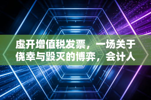 虚开增值税发票，一场关于侥幸与毁灭的博弈，会计人必须看透的生死线