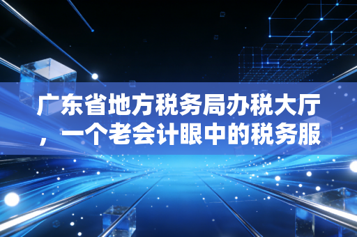 广东省地方税务局办税大厅，一个老会计眼中的税务服务进化史与温情时刻