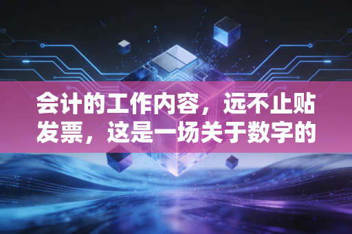 会计的工作内容，远不止贴发票，这是一场关于数字的商业修行