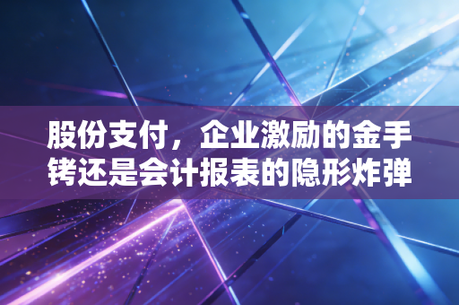 股份支付,企业激励的金手铐还是会计报表的隐形炸弹?