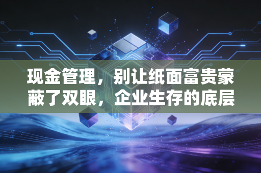 现金管理,别让纸面富贵蒙蔽了双眼,企业生存的底层逻辑