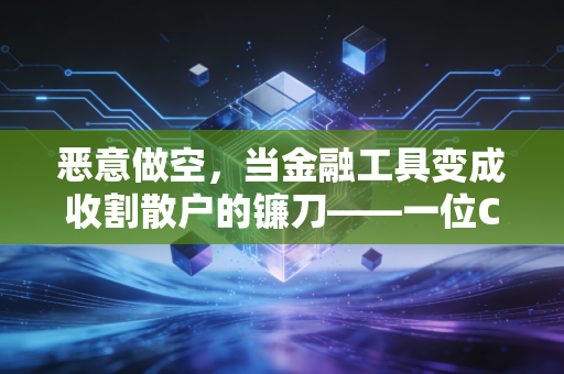 恶意做空，当金融工具变成收割散户的镰刀——一位CPA眼中的资本博弈