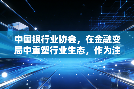 中国银行业协会,在金融变局中重塑行业生态,作为注会人我看到了什么?