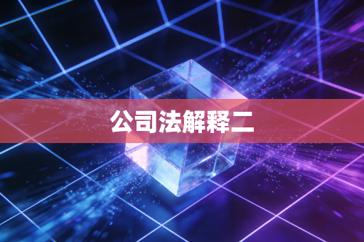 公司法解释二