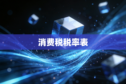消费税税率表