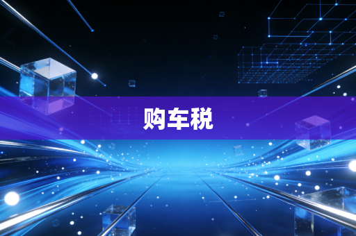 购车税