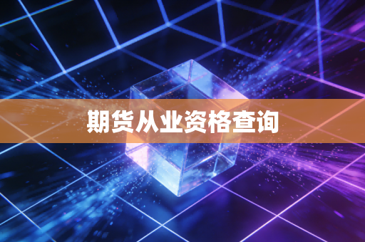 期货从业资格查询