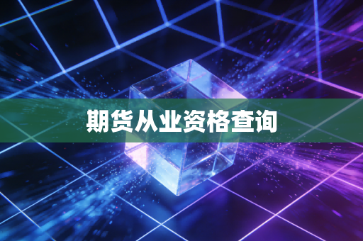 期货从业资格查询