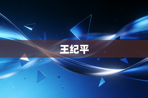 王纪平