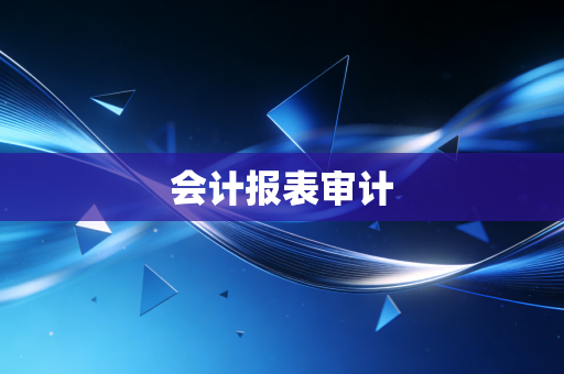 会计报表审计
