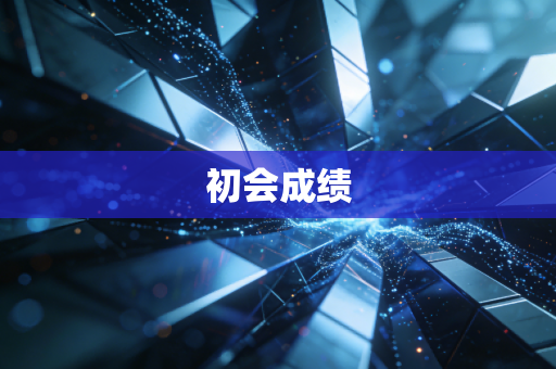 初会成绩